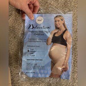 Maternity Mid Thigh Pettipant Medium Shapewear Shorts Spandex Shorts